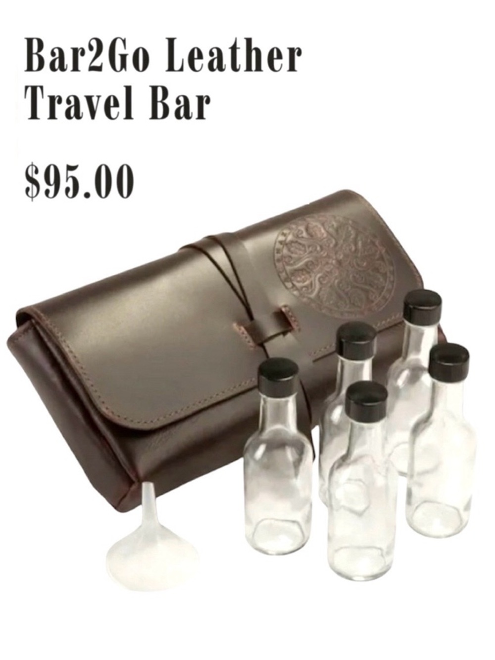 Bar2Go Portable Potable Genuine Leather Kit